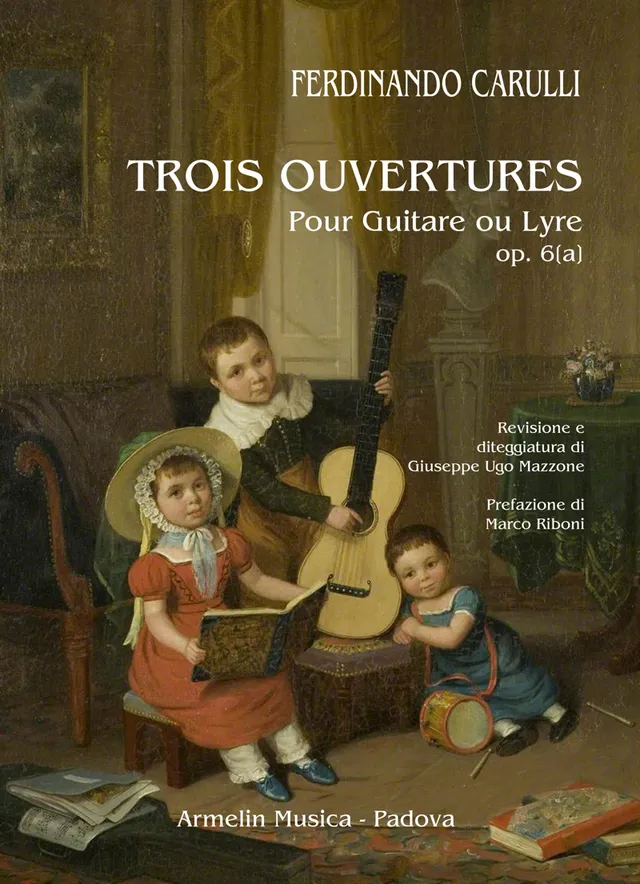 Armelin Musica Trois Ouvertures op. 6 noty tištěné vydání