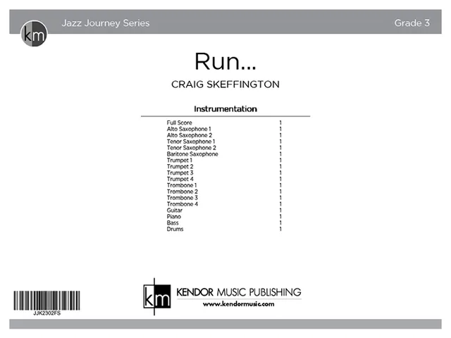 Kendor Music Run partitura pro orchestr shuffle