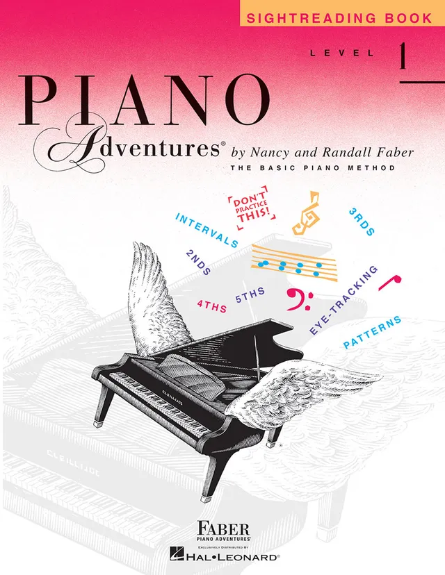 Faber Piano Adventures Level 1 Sightreading noty hra z listu