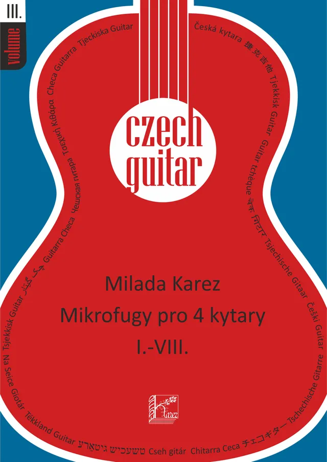 Editio Karez Czech Guitar III noty pro kytarový kvartet