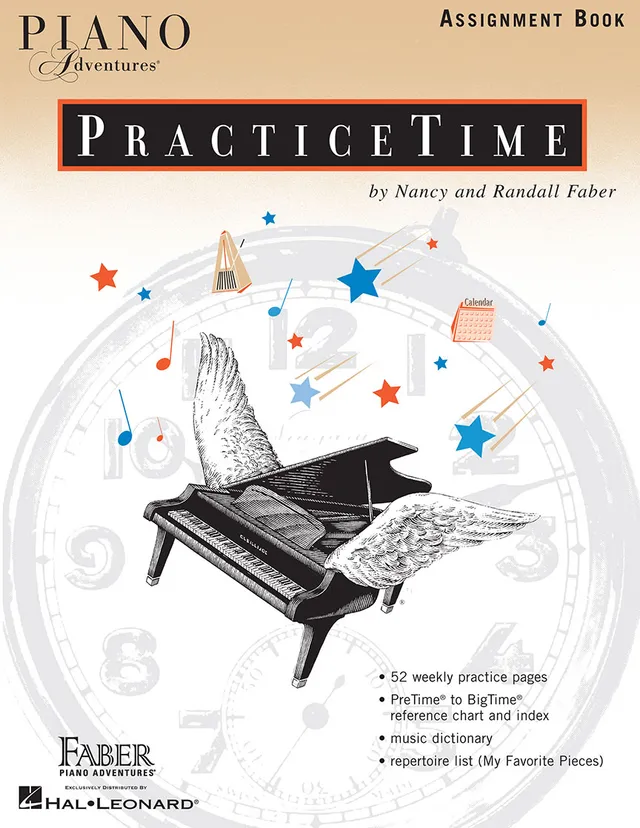 Faber Piano Adventures PracticeTime úkolníček sešit žákovský