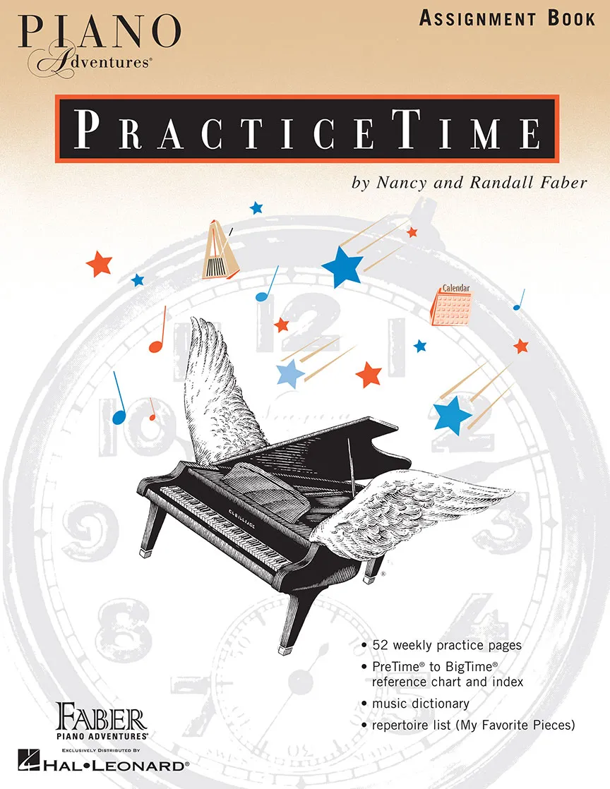 Faber Piano Adventures PracticeTime úkolníček sešit žákovský