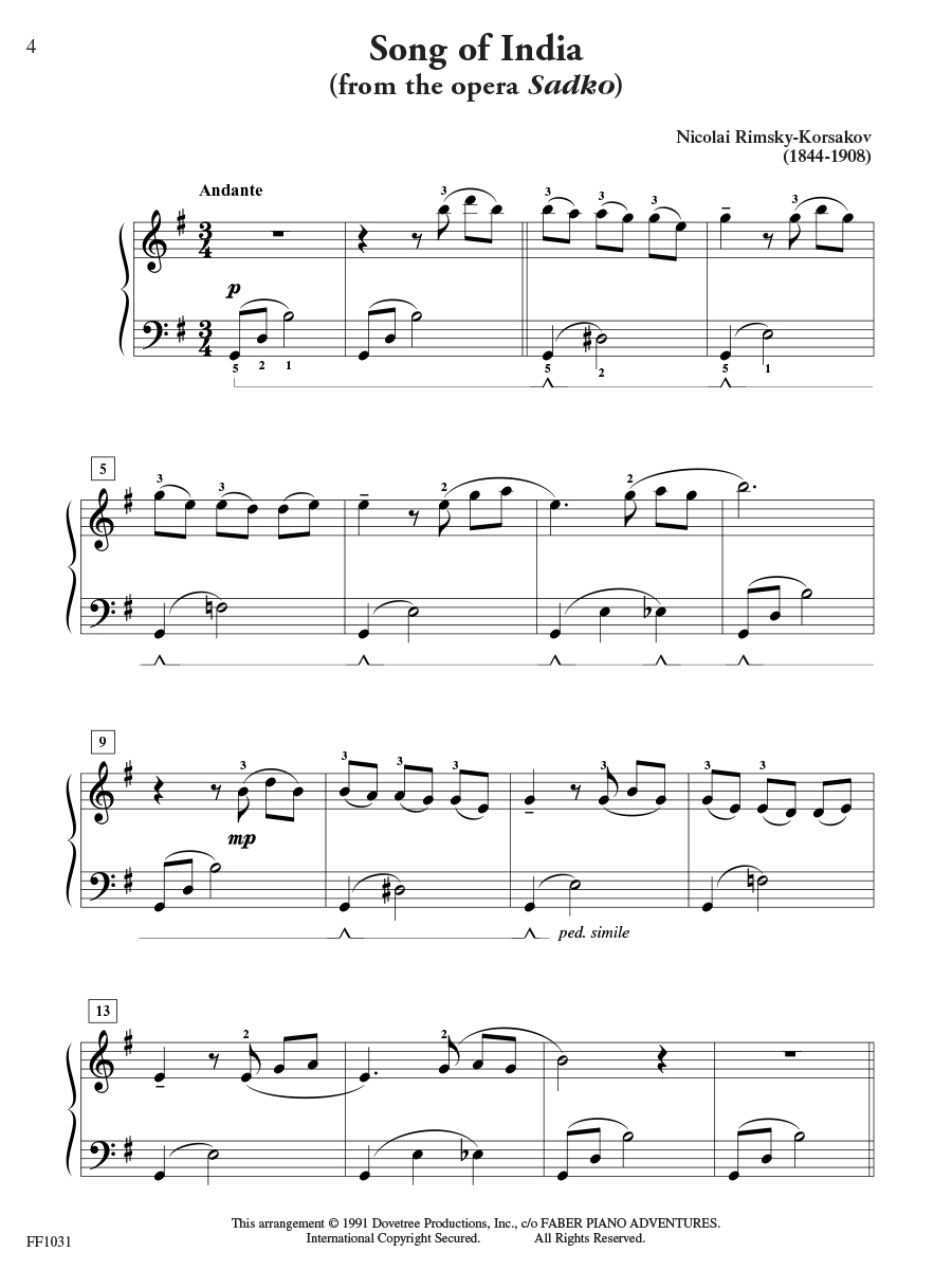 Faber Piano Adventures BigTime Piano Classics noty intermediate