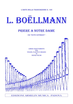 Armelin Musica Prière à Notre Dame noty pro varhany