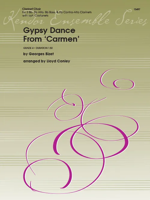 Kendor Music Gypsy Dance From Carmen noty pro klarinety