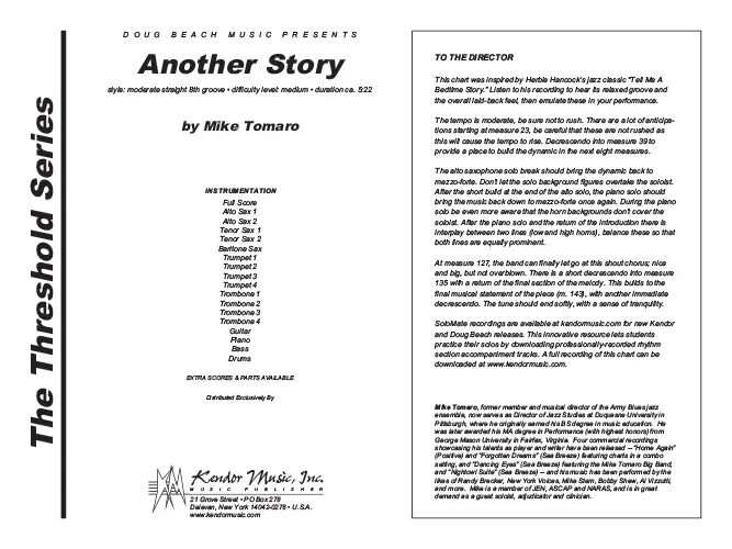 Kendor Music Another Story partitura groove 5:22