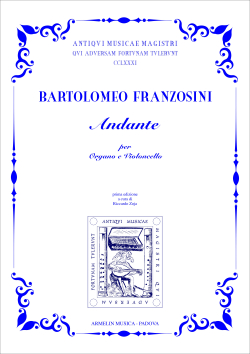 Armelin Musica Andante per violoncello e organo noty cello