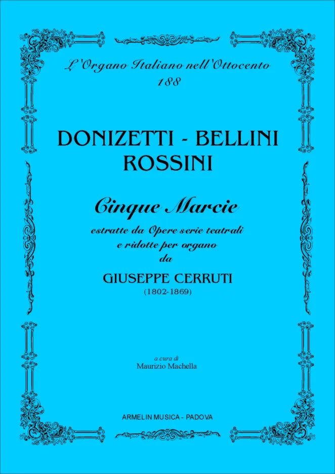Armelin Musica Bellini Donizetti Rossini noty pro zpěv