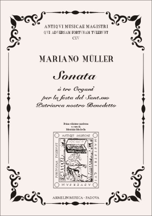 Armelin Musica Sonata a 3 Organi noty pro varhany
