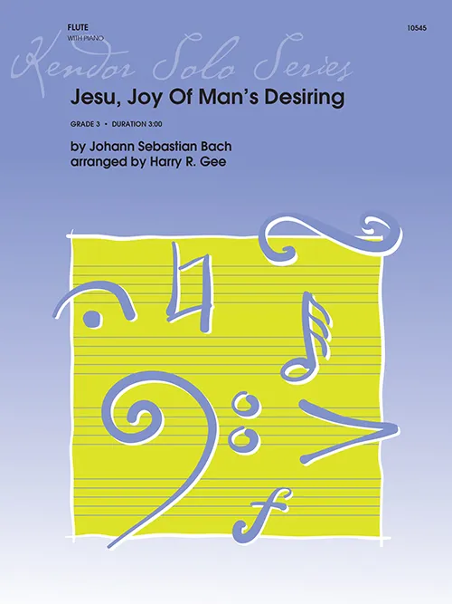 Kendor Music Jesu Joy of Man’s Desiring noty flétna