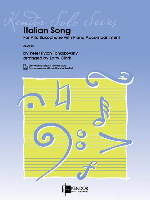 Kendor Music Italian Song noty Čajkovskij Clark