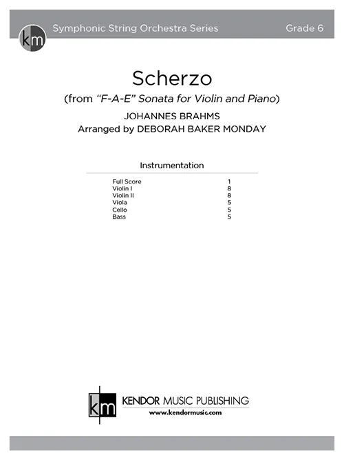 Kendor Music Scherzo partitura smyčcový orchestr
