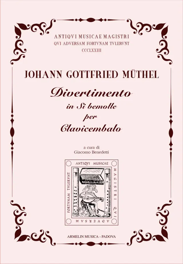 Armelin Musica Divertimento in Si bemolle noty pro cembalo