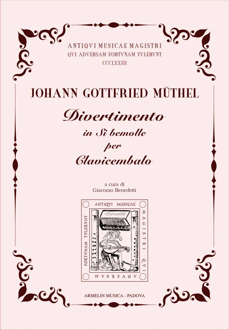Armelin Musica Divertimento in Si bemolle noty pro cembalo