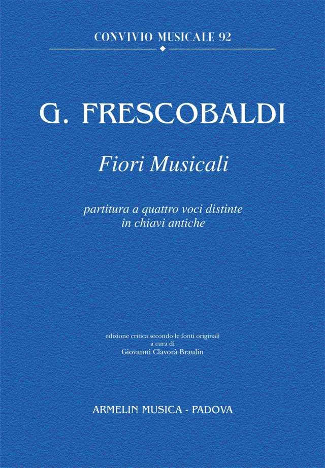 Armelin Musica Fiori Musicali noty pro varhany