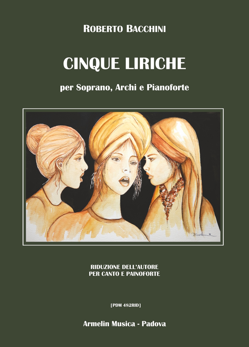 Armelin Musica Cinque Liriche noty pro soprán a klavír
