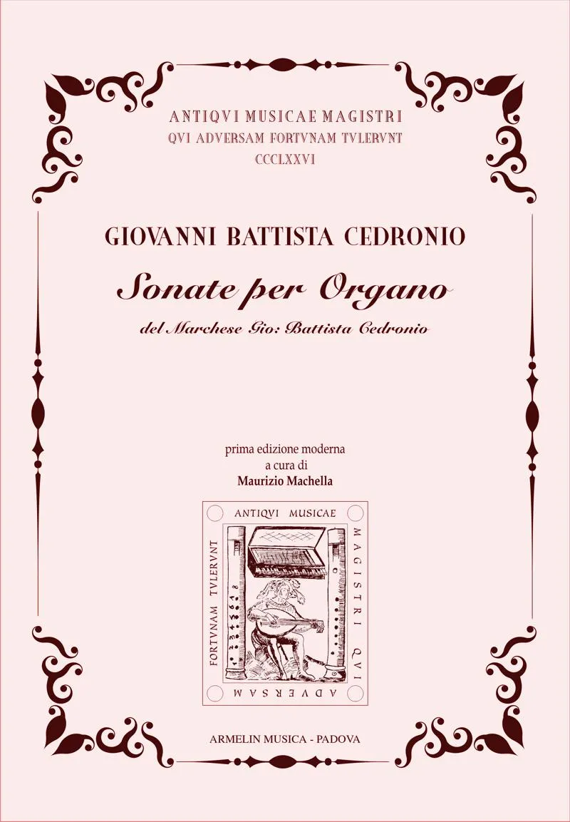 Armelin Musica Sonate per organo noty pro varhany