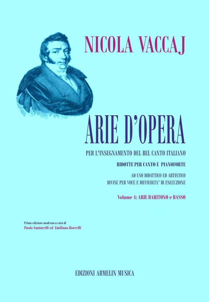 Armelin Musica Arie d'opera vol. 4 noty pro baryton a bas