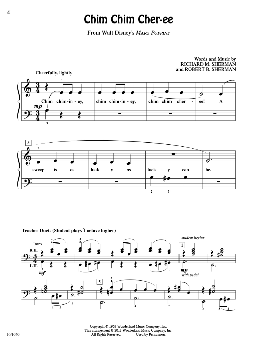 Faber ShowTime Piano Kids’ Songs noty pro klavír dětské
