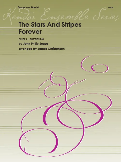 Kendor Music The Stars And Stripes Forever noty pro saxofony S(A)ATB trio