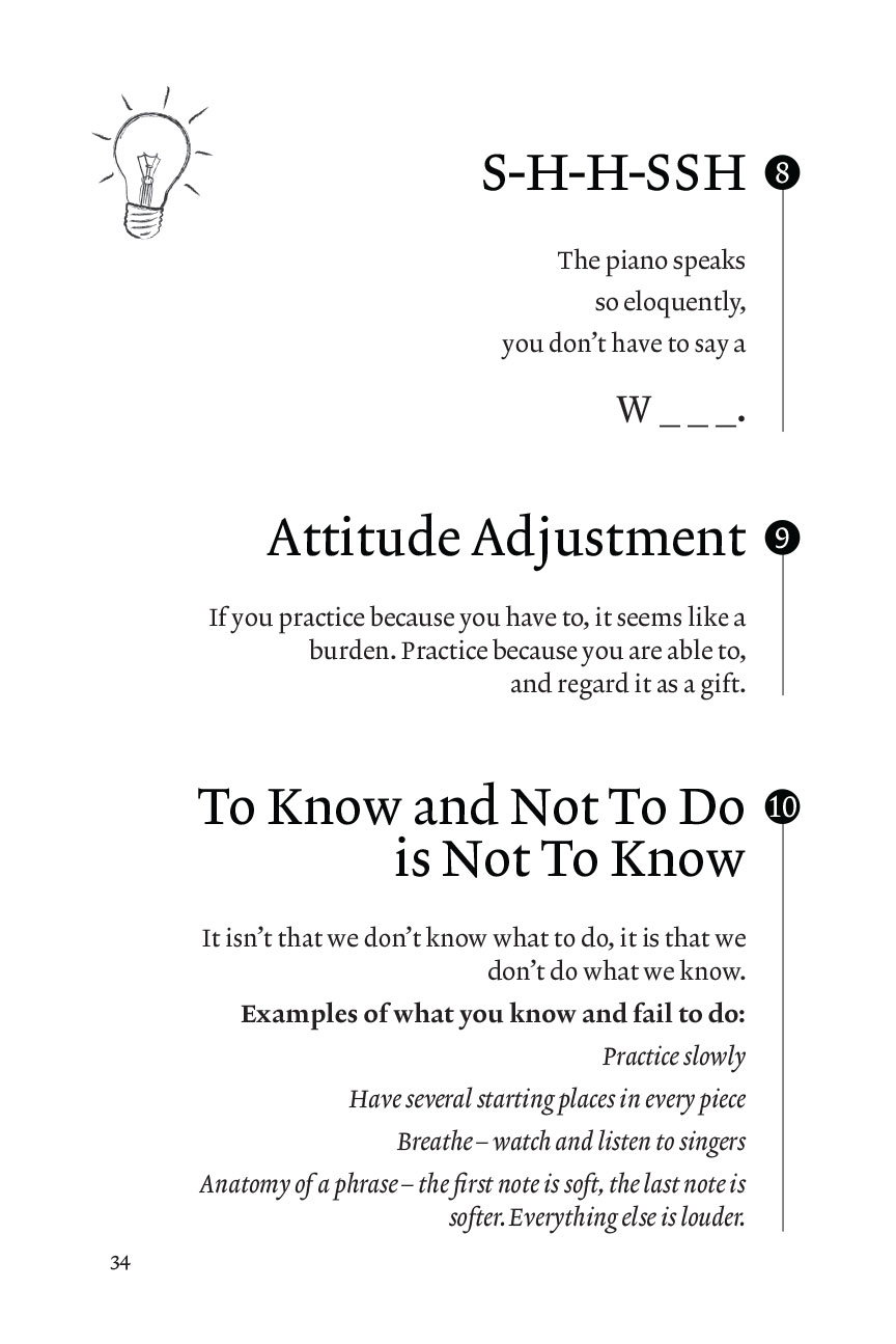Faber Wit and Wisdom from the Piano Bench kniha pro učitele