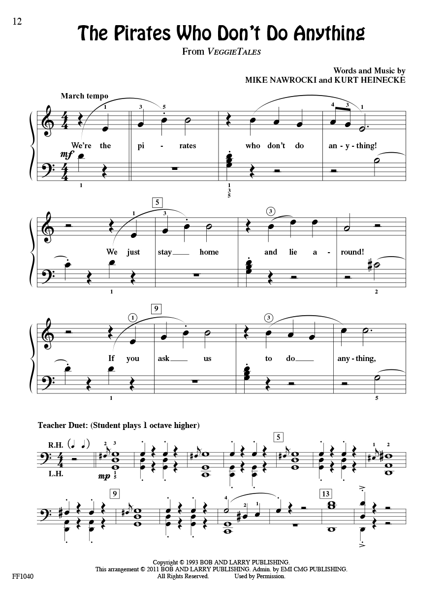 Faber ShowTime Piano Kids’ Songs noty pro klavír dětské