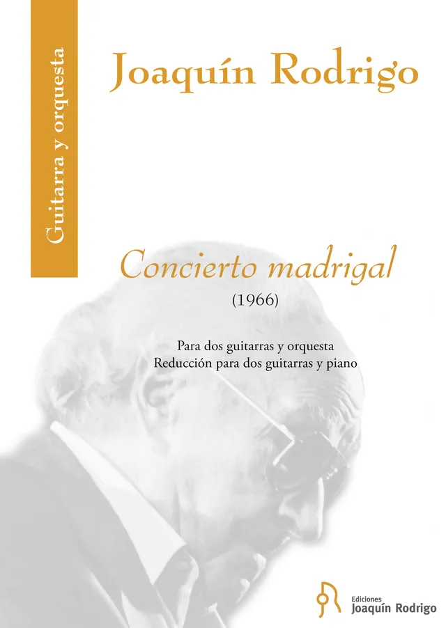 Ediciones Joaquín Rodrigo Concierto madrigal noty 2 kytary klavír