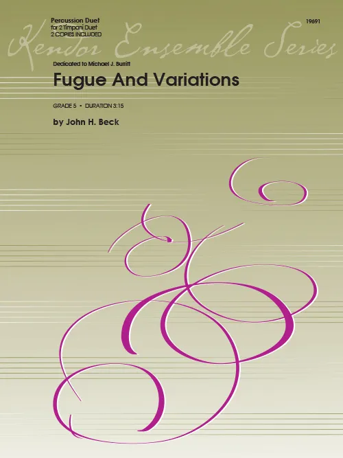 Kendor Music Fugue And Variations noty pro tympány duet