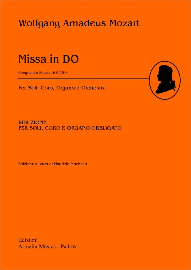 Armelin Musica Missa in Do maggiore KV 259 partitura