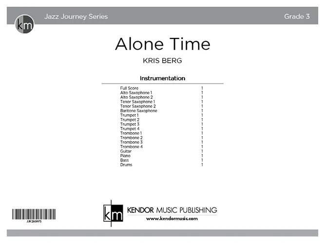 Kendor Music Alone Time noty partitura koncertní balada