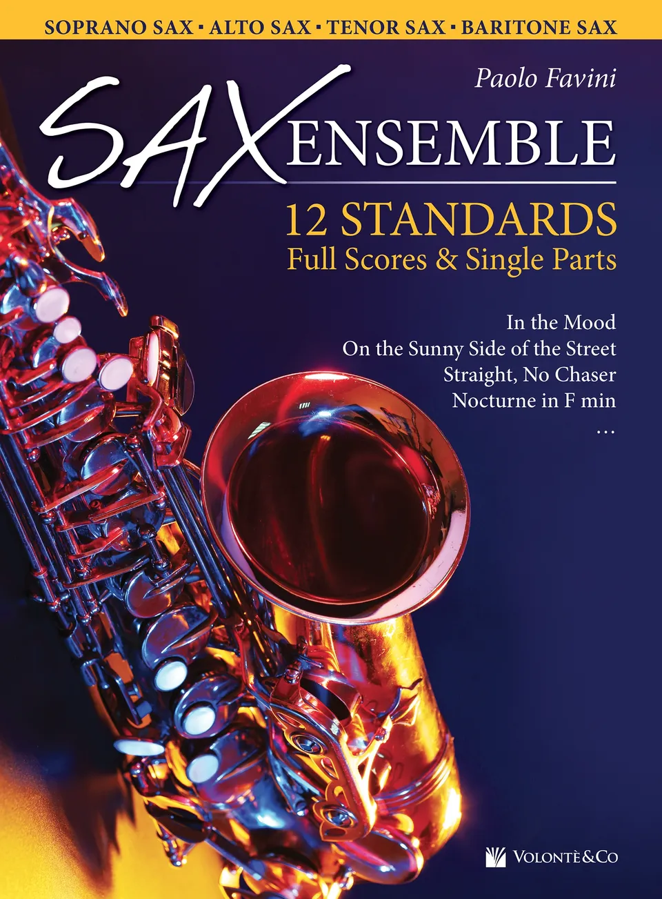 Volonte & Co Sax Ensemble 12 Standards partitura