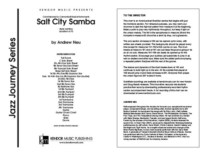 Kendor Music Salt City Samba partitura pro big band samba 6:10