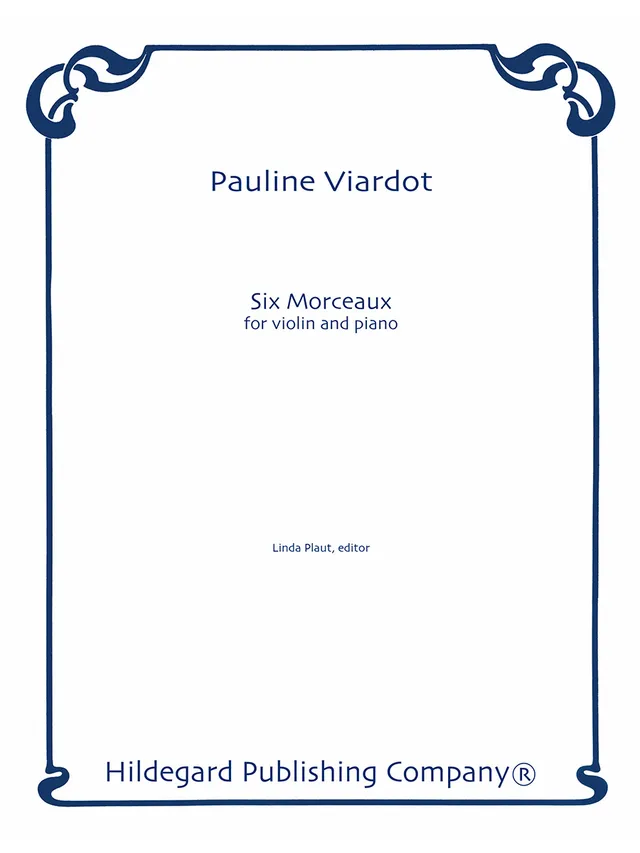 Hildegard Publishing Six Morceaux Viardot-Garcia noty housle klavír