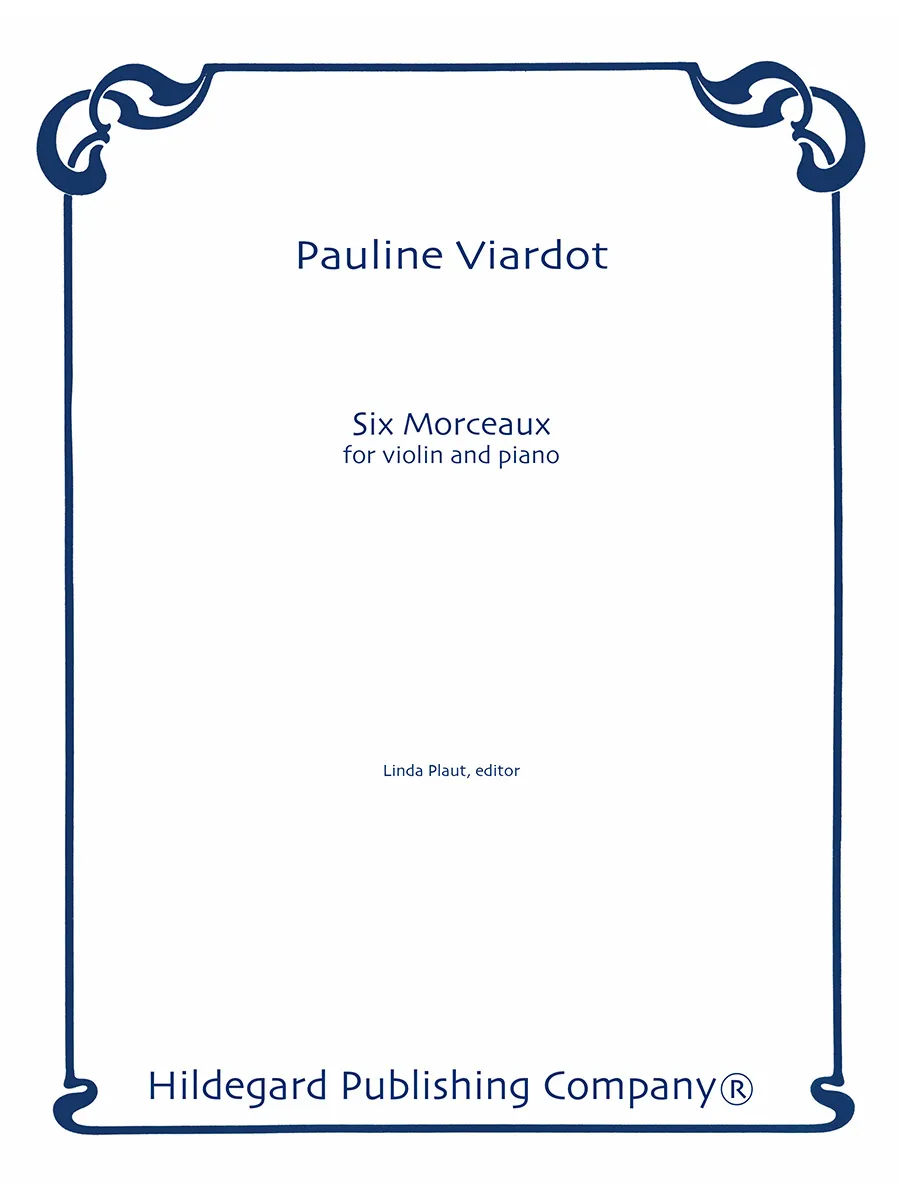 Hildegard Publishing Six Morceaux Viardot-Garcia noty housle klavír