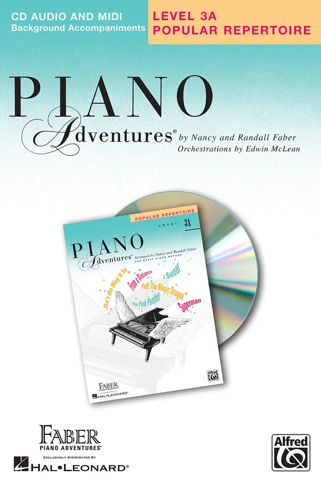 Faber Piano Adventures Level 3A Popular Repertoire CD doprovod
