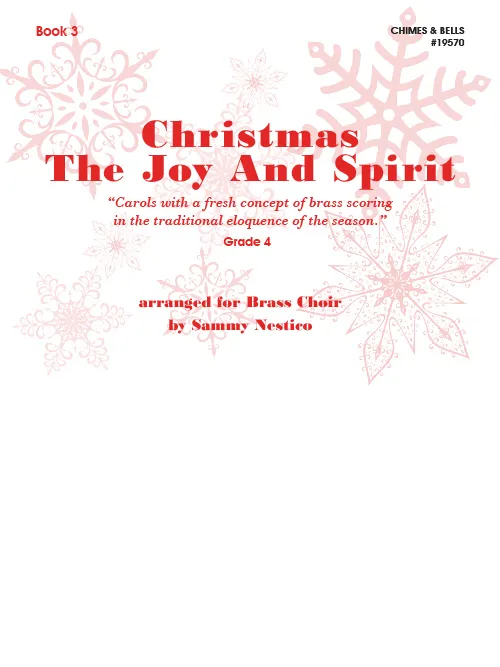 Kendor Music Christmas Joy Spirit Book 3 noty pro zvony
