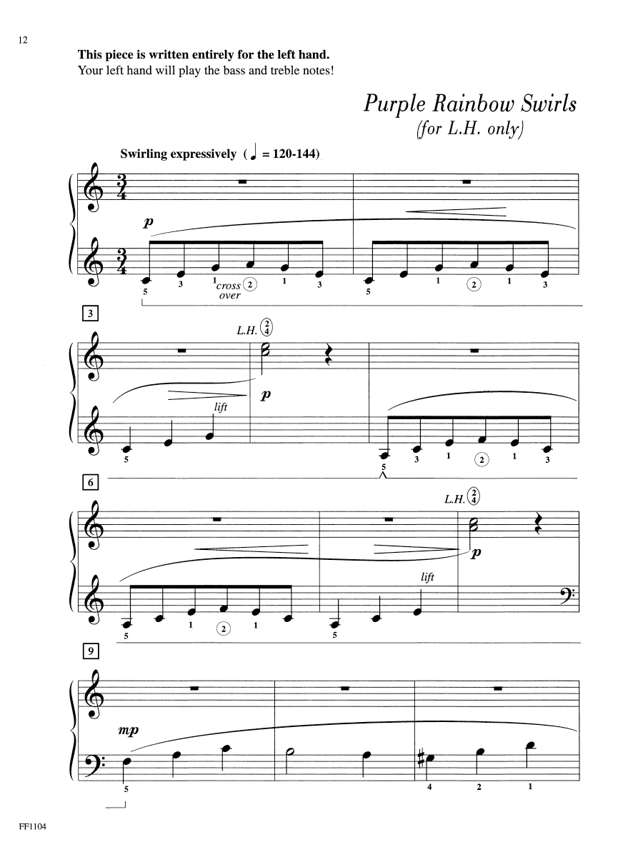 Faber Piano Adventures Once Upon a Rainbow 2 noty pro klavír