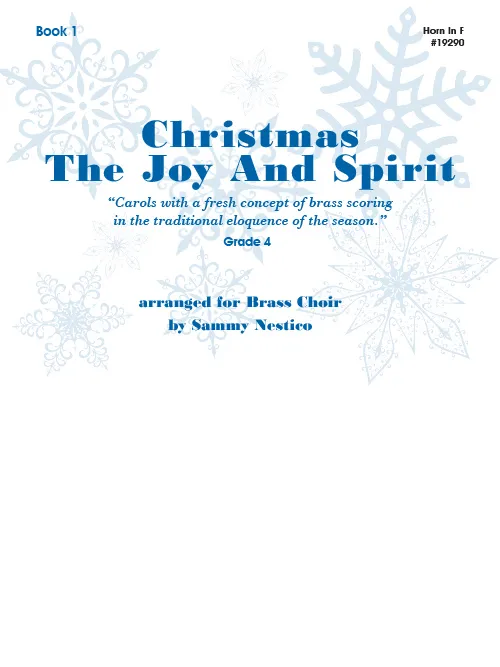 Kendor Music Christmas Joy Spirit 1 part lesní roh