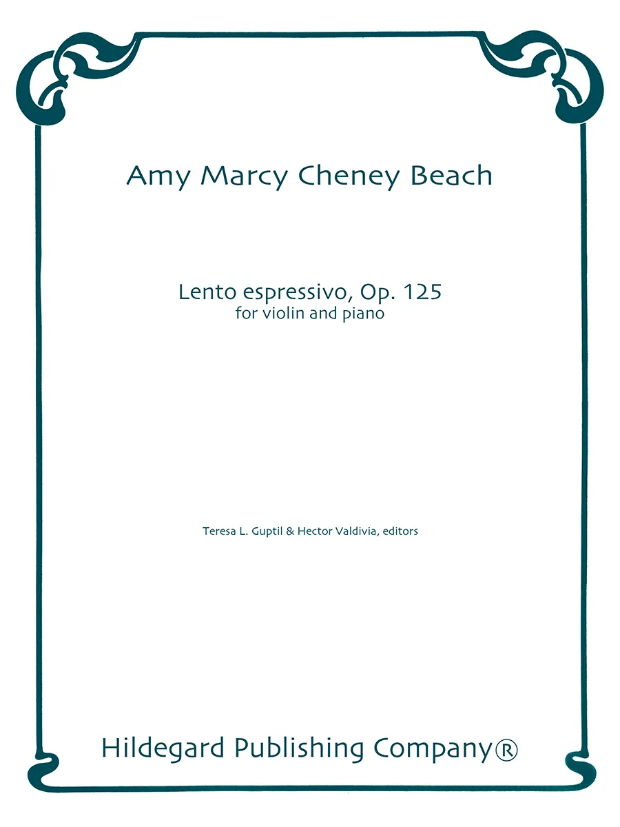 Hildegard Lento Espressivo Op.125 Beach noty pro housle a klavír
