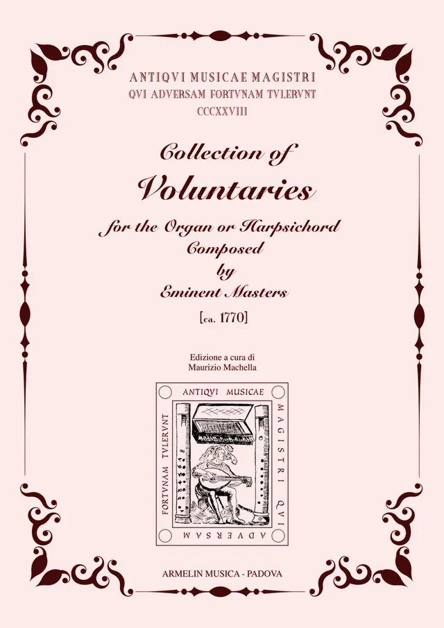 Armelin Musica Collection of Voluntaries noty pro varhany 10 skladeb