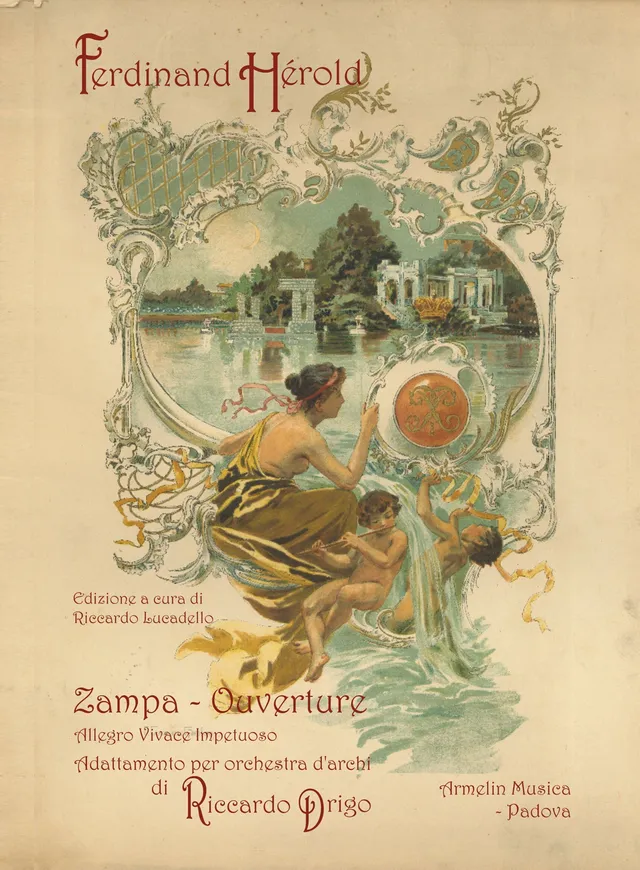 Armelin Musica Zampa Ouverture pro smyčcový orchestr partitura