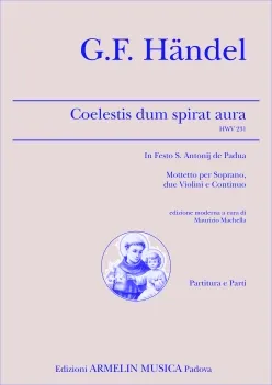 Armelin Musica Coelestis dum spirat aura HWV 231 noty partitura