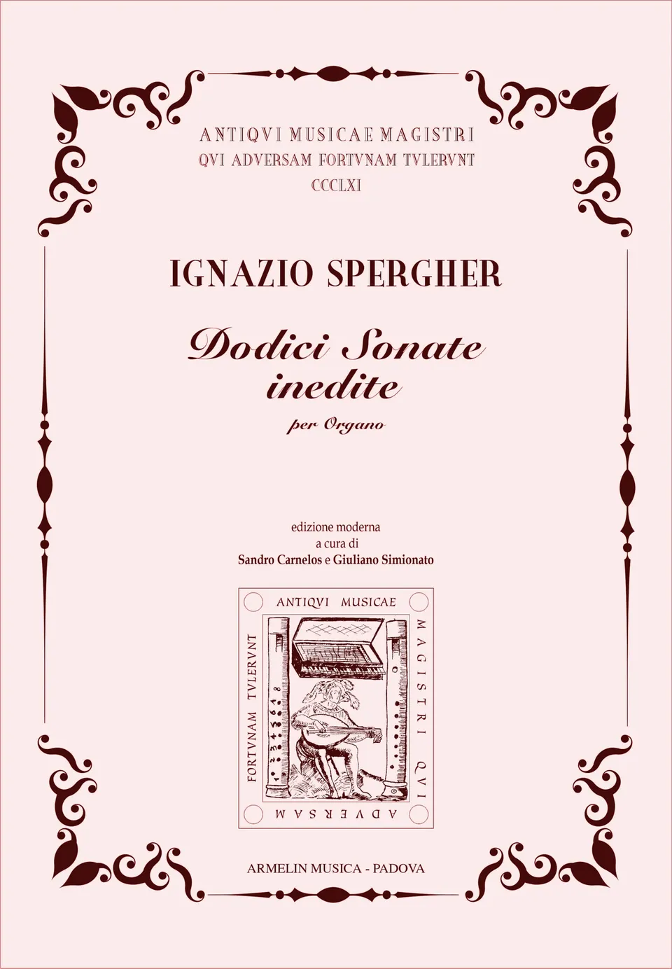 Armelin Musica Dodici sonate inedite noty varhany