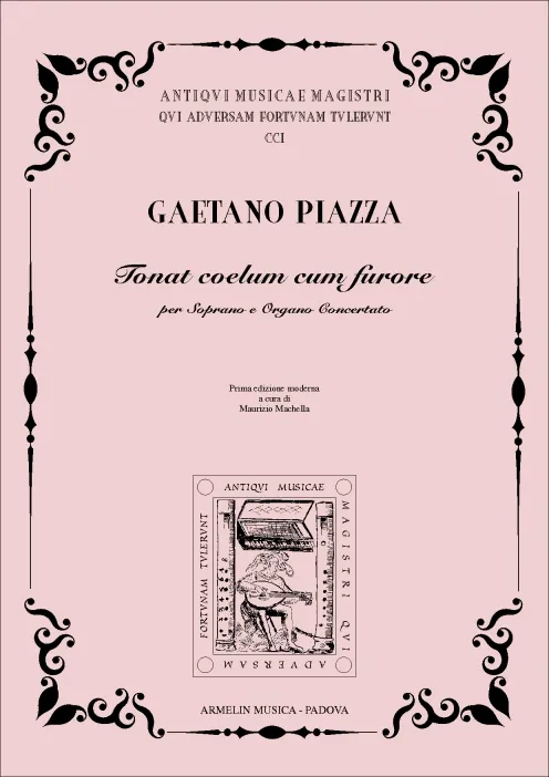 Armelin Musica Tonat coelum cum furore noty pro sbor