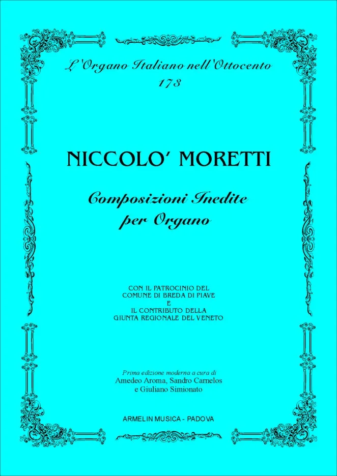Armelin Musica Composizioni inedite per Organo noty pro varhany