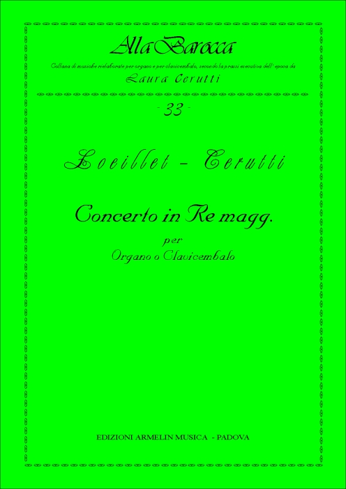 Armelin Musica Concerto in Re noty D dur