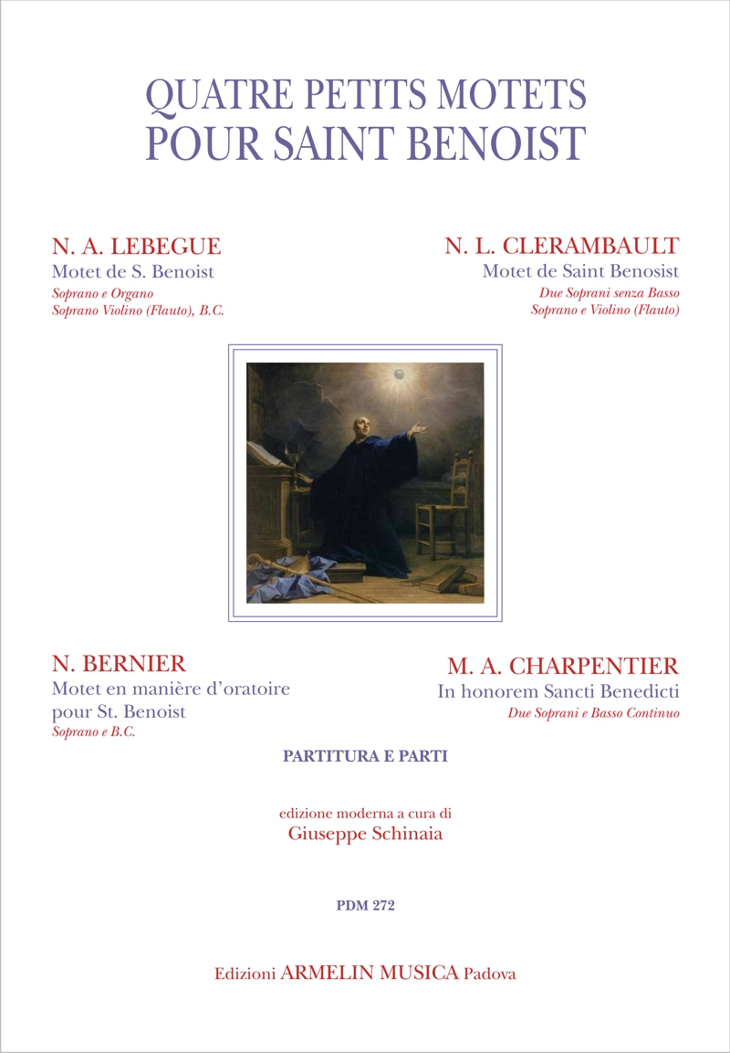 Armelin Musica Quatre petits Motets pour Saint Benoit noty