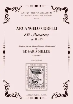 Armelin Musica 12 Sonatas op. II op. IV noty sonáty
