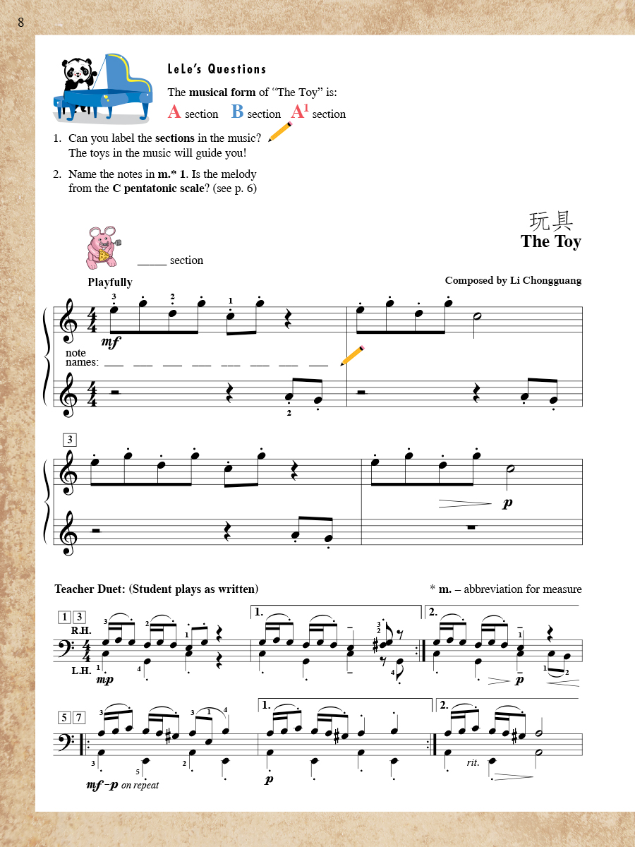 ShowTime Piano Music from China noty pro klavír 2A