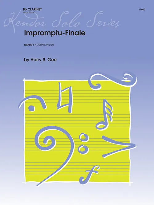 Kendor Music Impromptu-Finale noty klarinet klavír